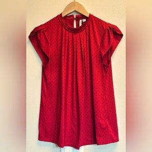 🎉3 for $20🎉 Elle Red Polka Dot Tank